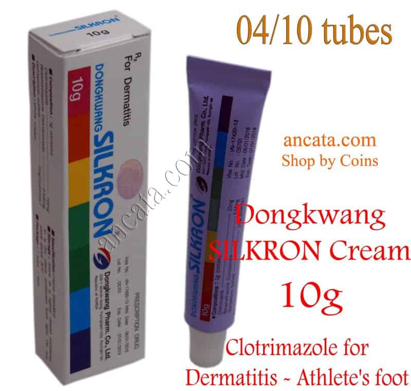 Dongkwang-Silkron-Cream-10g-for-treating-bacterial-infections-fungal-infections-itching-atopic-dermatitis-seborrheic-dermatitis-and-contact-dermatitis-ancata-free-ship