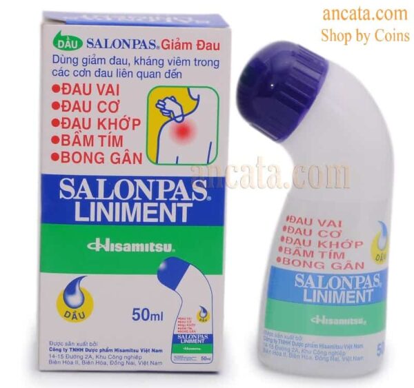 SALONPAS-Liniment-Muscle-Pain-Relief-Roll-On-Bottle-Liquid-50ml-ancata-free-ship